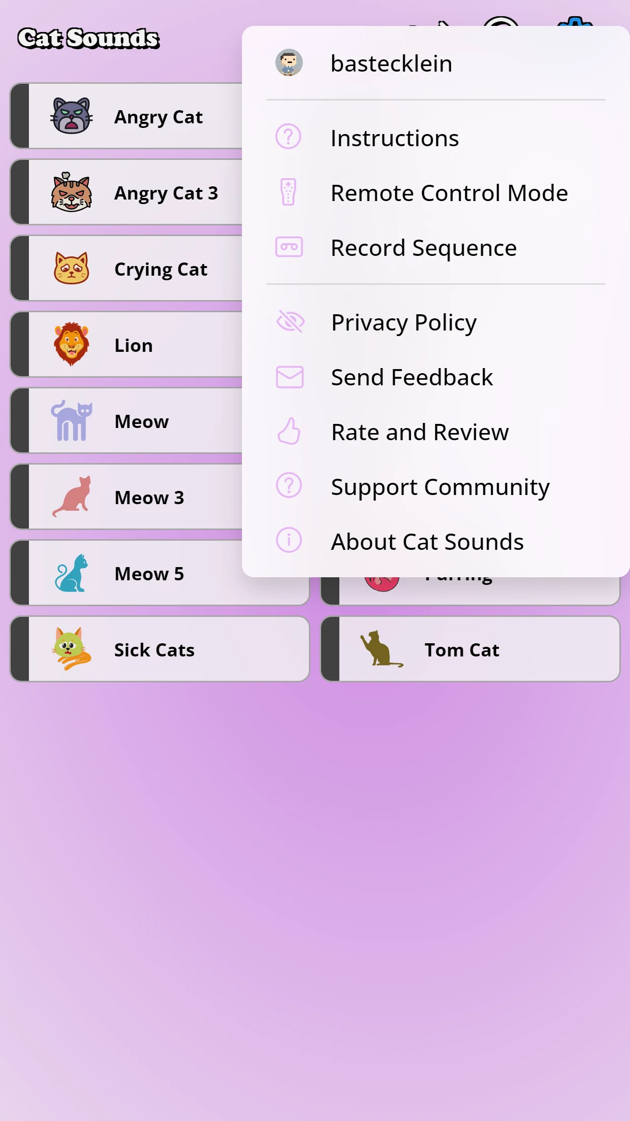 Cat Soundboard screenshot