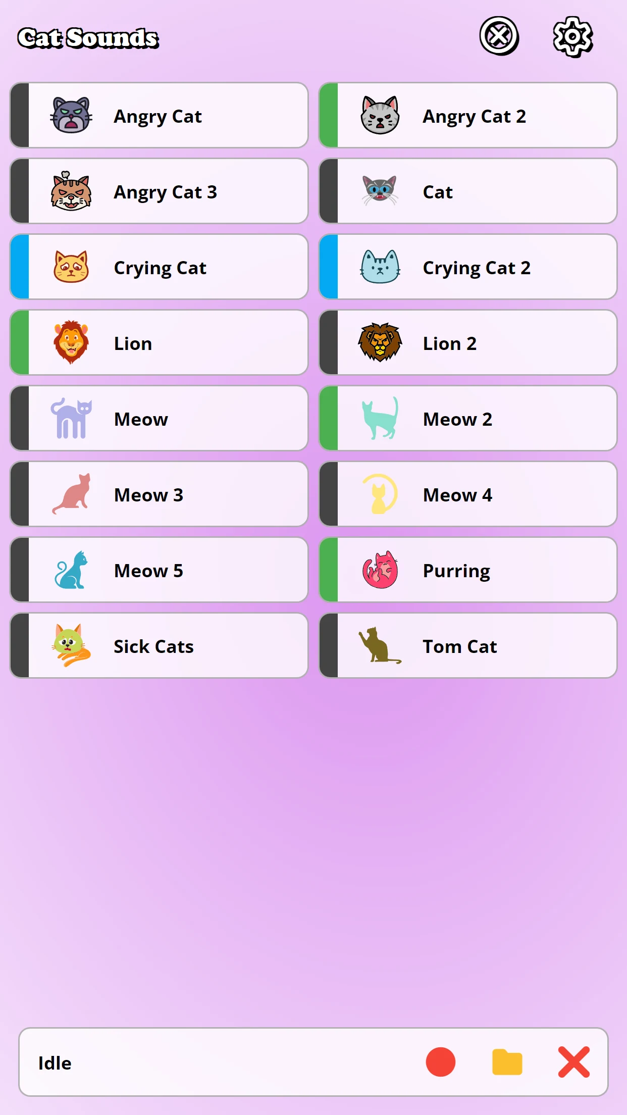 Cat Soundboard screenshot