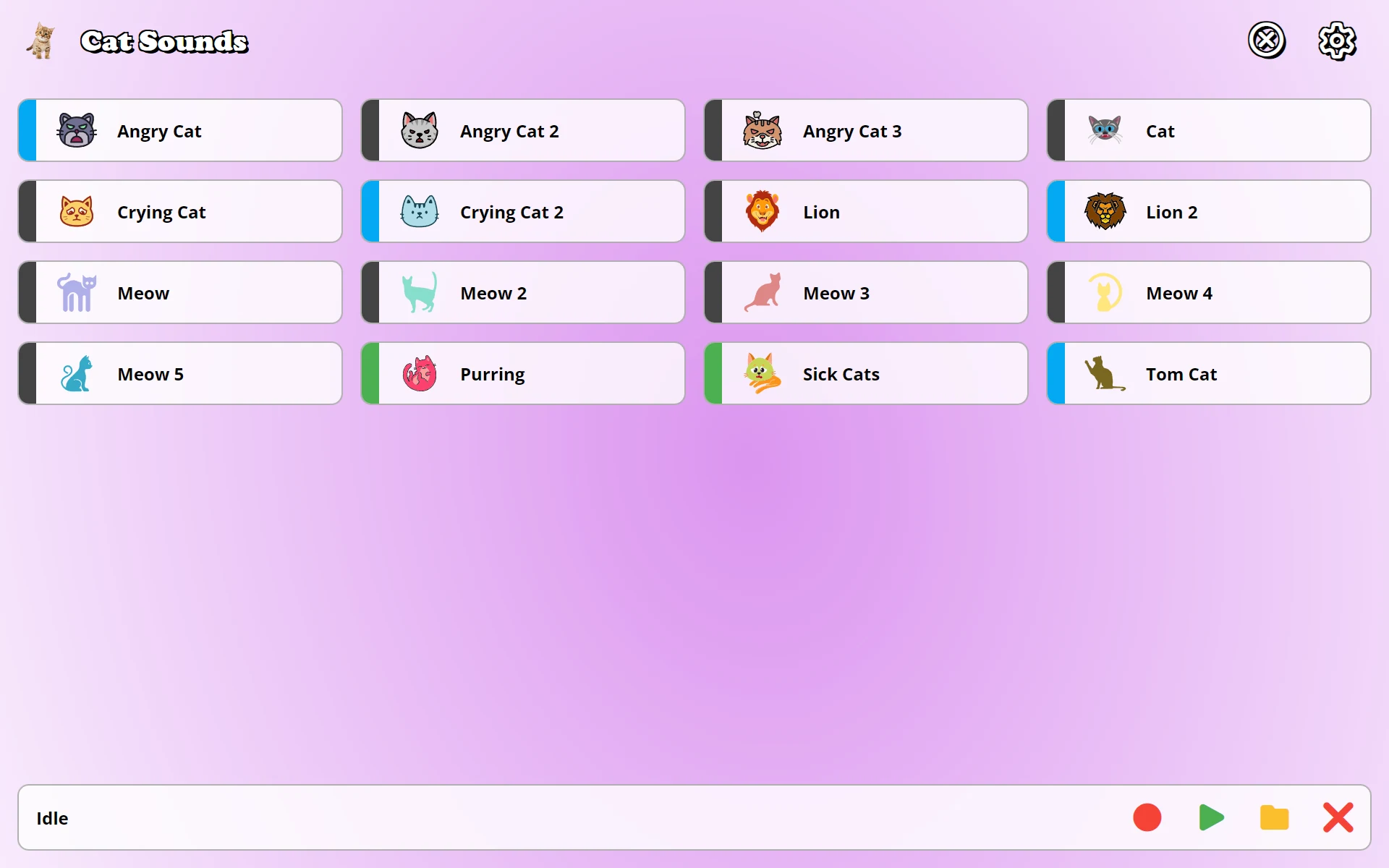 Cat Soundboard screenshot