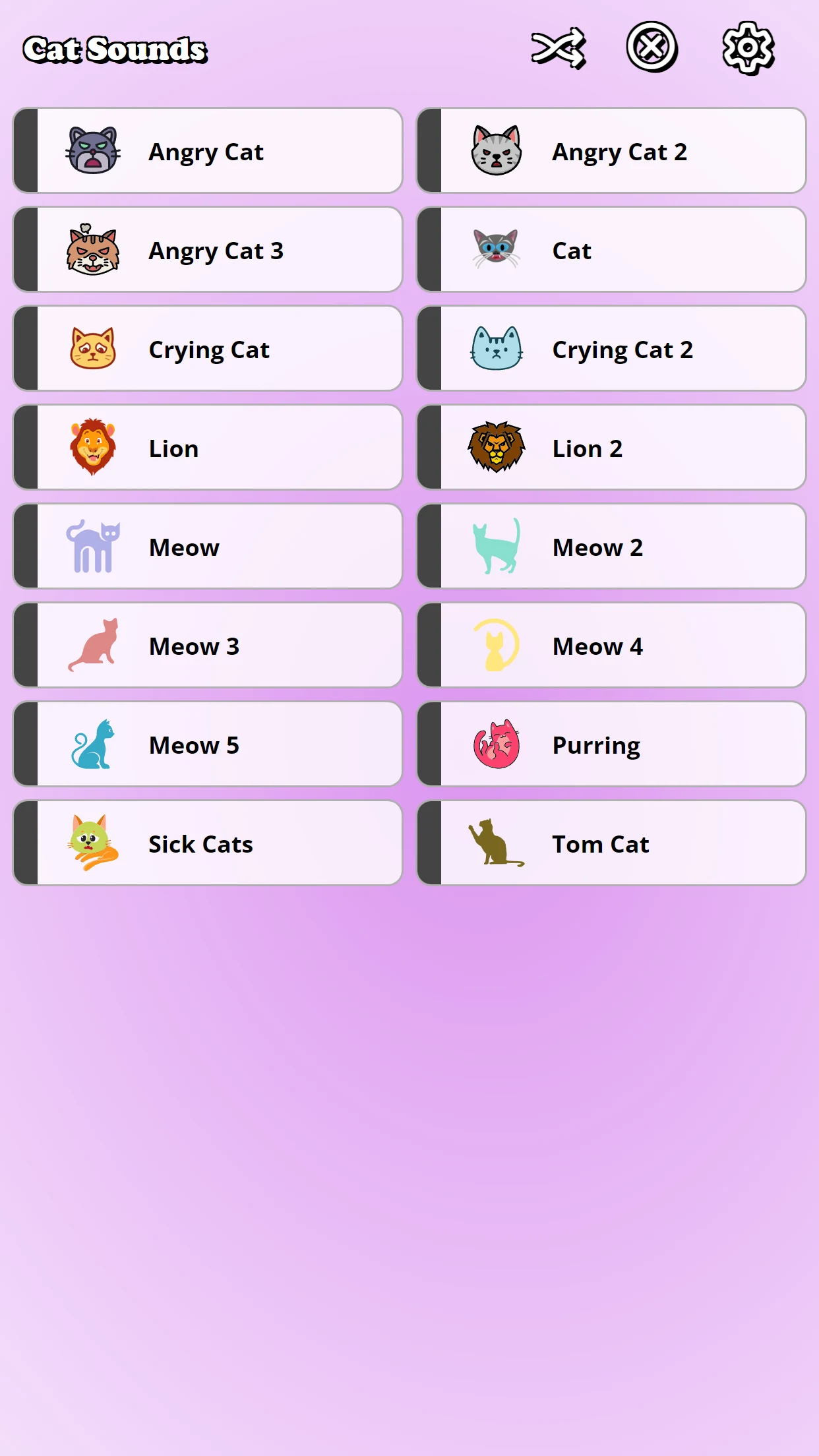 Cat Soundboard screenshot